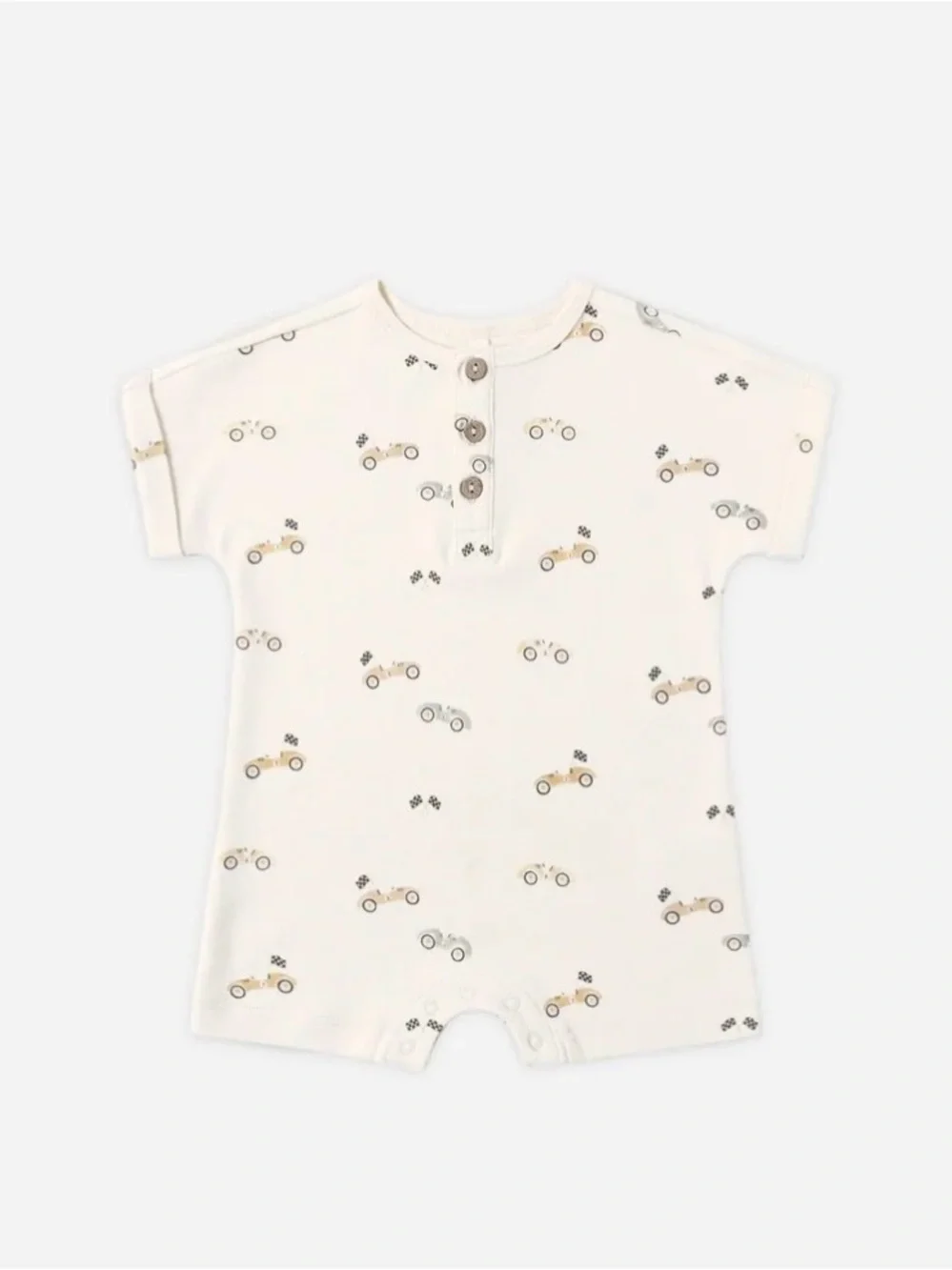 Quincy Mae Short Sleeve One-Piece Race Car